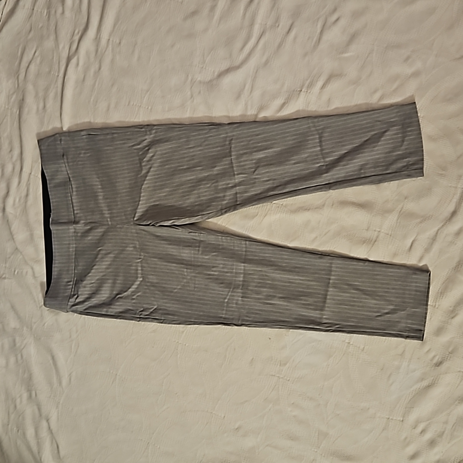 Sz L High Waist Gray Office Pants